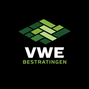 Geometrisch logo van VWE-BESTRATINGEN